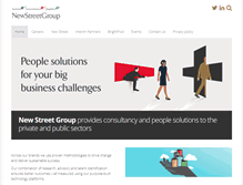 Tablet Screenshot of newstreetgroup.com
